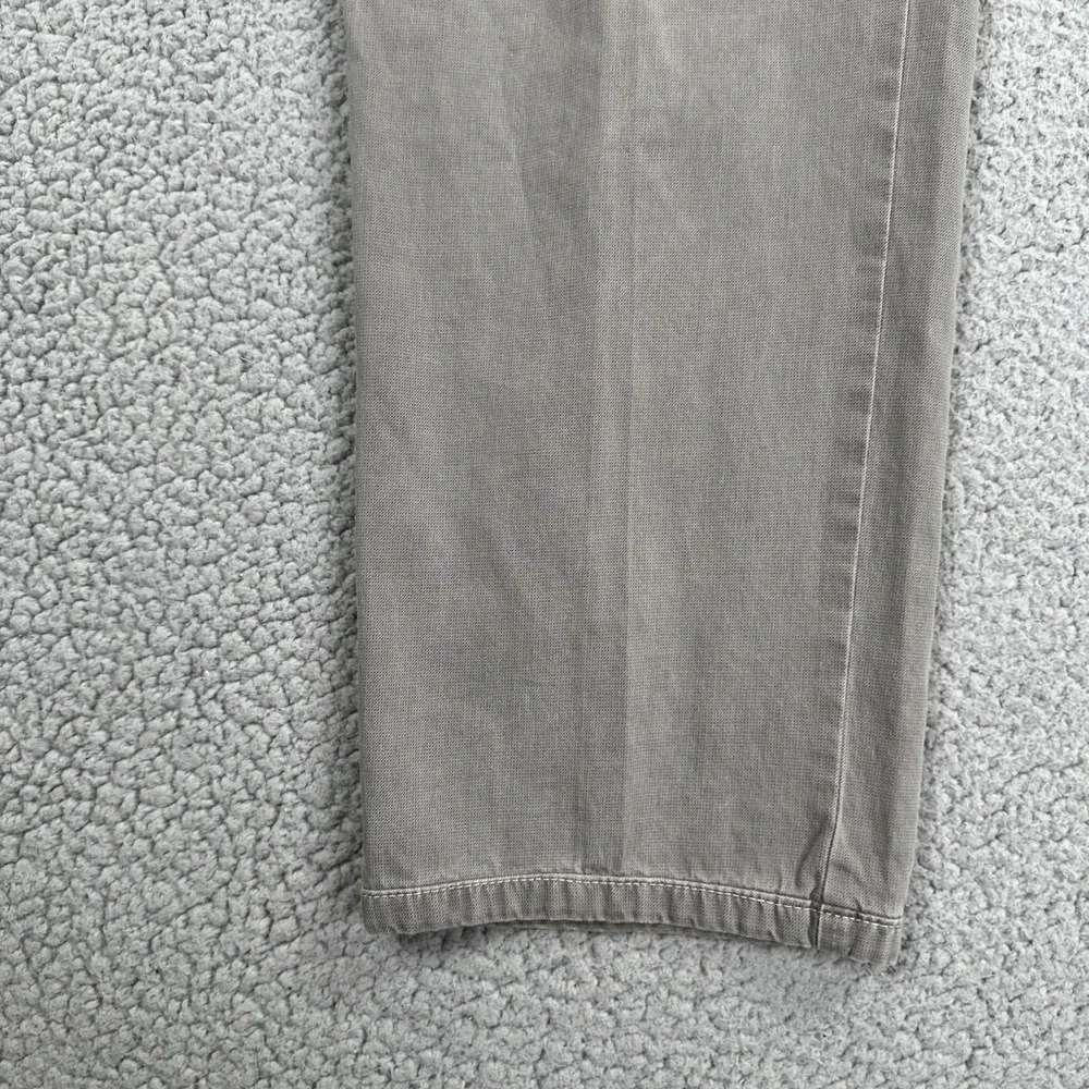 Meyer‎ Diego Chino Pants Men 36x28 Grey Cotton Stretch Modern Flat Front